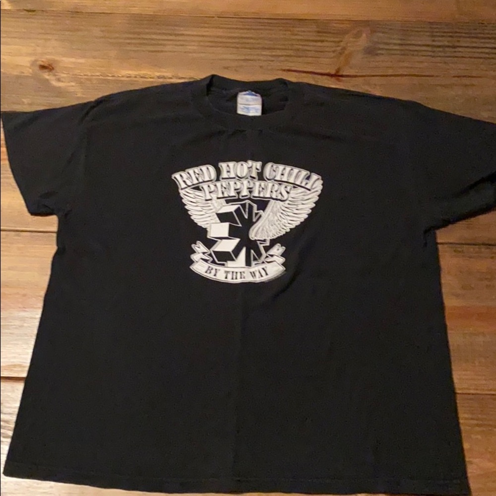 Red Hot Chili Peppers By the Way tour shirt.